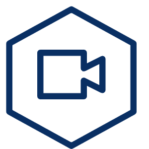 Video Meeting Hexagon Icon from Cyber Line - Free Set
