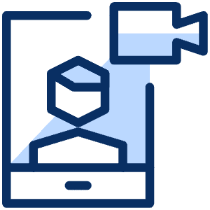 Video Meeting Phone Icon from Cyber Duotone - Free Set