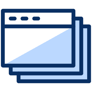 Window Tabs Icon from Cyber Duotone - Free Set