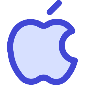 Apple Icon from Core Duo - Free Set
