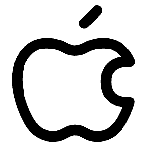 Apple Icon from Flex Line - Free Set