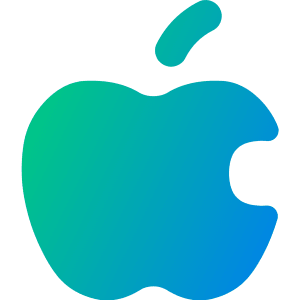 Apple Logo Icon from Flex Gradient - Free Set