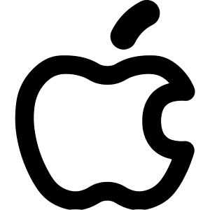 Apple Logo Icon from Flex Remix - Free Set