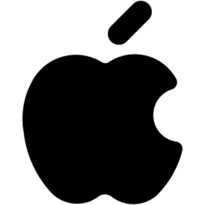 Apple Icon from Core Solid - Free Set