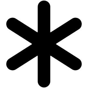 Asterisk 1 Icon from Core Solid - Free Set