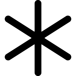 Asterisk 1 Icon from Core Remix - Free Set