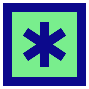 Asterisk Square Icon from Sharp Pop - Free Set