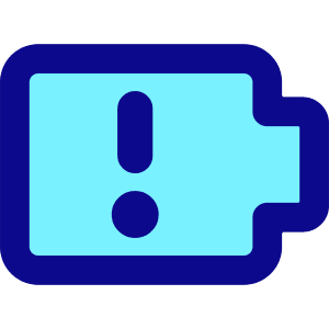 Battery Alert 1 Icon from Core Pop - Free Set