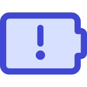 Battery Alert 1 Icon from Core Duo - Free Set