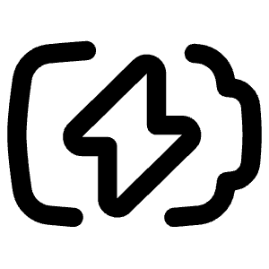 Battery Charging Icon from Flex Line - Free Set