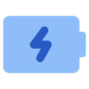 Battery Charging Icon from Core Flat - Free Set