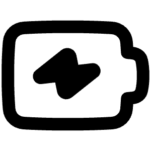 Battery Charging Icon from Plump Remix - Free Set