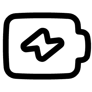 Battery Charging Icon from Plump Line - Free Set