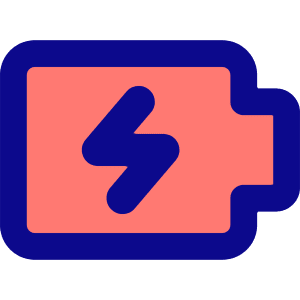 Battery Charging Icon from Core Pop - Free Set