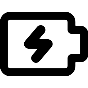 Battery Charging Icon from Core Remix - Free Set