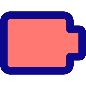 Battery Empty 1 Icon from Core Pop - Free Set
