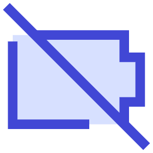 Battery Empty 2 Icon from Sharp Duo - Free Set