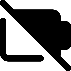 Battery Empty 2 Icon from Core Remix - Free Set