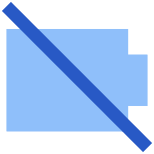 Battery Empty 2 Icon from Sharp Flat - Free Set