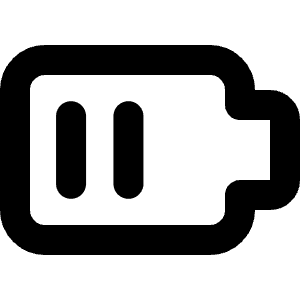 Battery Fine Icon from Micro Line - Free Set