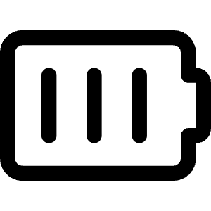 Battery Full 1 Icon from Core Line - Free Set