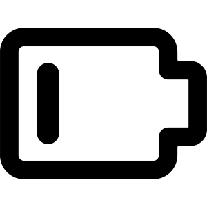 Battery Low 1 Icon from Core Remix - Free Set