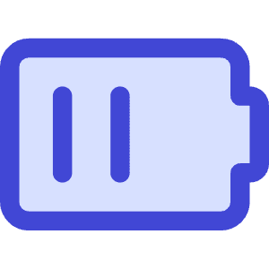 Battery Medium 1 Icon from Core Duo - Free Set