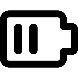 Battery Medium 1 Icon from Core Remix - Free Set