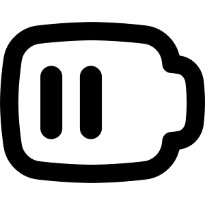 Battery Medium 1 Icon from Flex Remix - Free Set