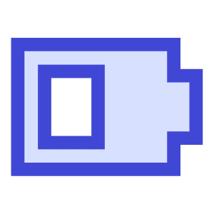 Battery Medium 3 Icon from Sharp Duo - Free Set