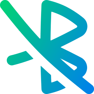 Bluetooth Disabled Icon from Flex Gradient - Free Set