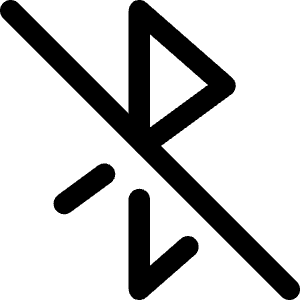 Bluetooth Disabled Icon from Core Line - Free Set