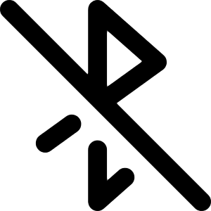 Bluetooth Disabled Icon from Core Remix - Free Set