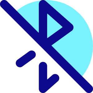 Bluetooth Disabled Icon from Core Pop - Free Set