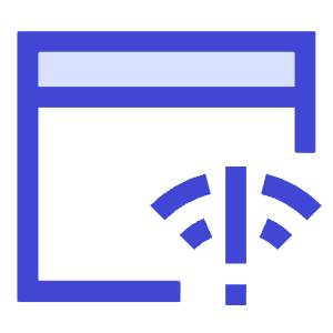 Browser Error Icon from Sharp Duo - Free Set
