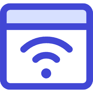 Browser Wifi Icon from Core Duo - Free Set
