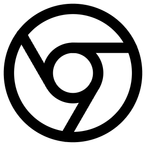 Chrome Icon from Core Line - Free Set