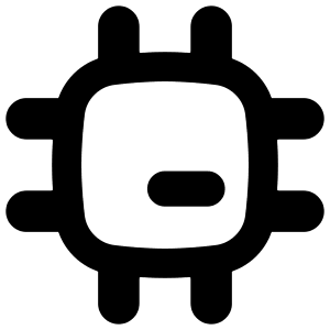 Computer Chip 1 Icon from Flex Remix - Free Set