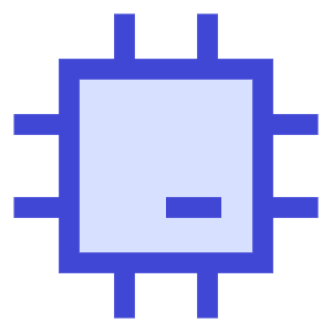Computer Chip 1 Icon from Sharp Duo - Free Set