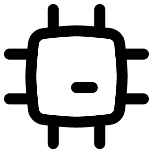 Computer Chip 1 Icon from Flex Line - Free Set
