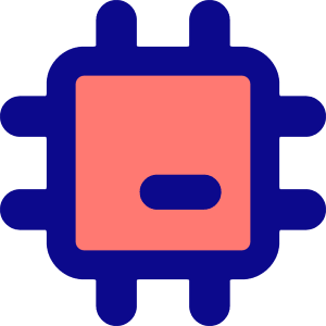 Computer Chip 1 Icon from Core Pop - Free Set
