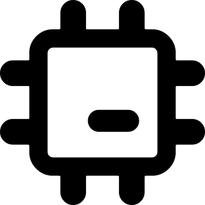 Computer Chip 1 Icon from Core Remix - Free Set