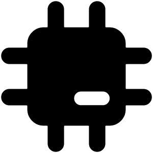 Computer Chip 1 Icon from Core Solid - Free Set