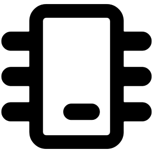 Computer Chip 2 Icon from Core Remix - Free Set