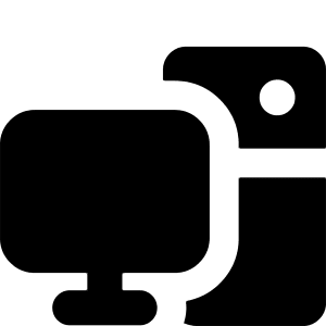 Computer Pc Desktop Icon from Core Solid - Free Set