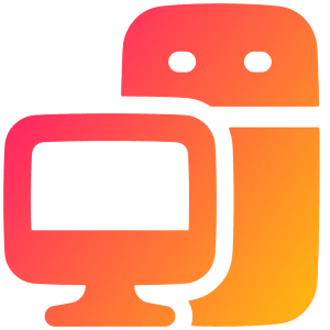 Computer Pc Desktop Icon from Plump Gradient - Free Set