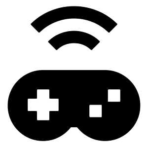 Controller Wireless Icon from Sharp Solid - Free Set