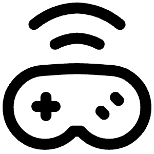 Controller Wireless Icon from Flex Line - Free Set