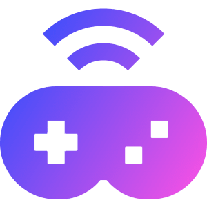 Controller Wireless Icon from Sharp Gradient- Free Set