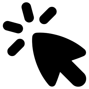 Cursor Click Icon from Flex Solid - Free Set